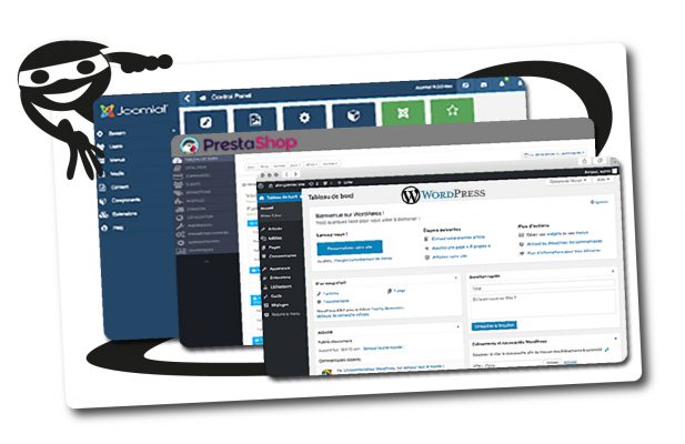 Wordpress, prestashop, Jommla, CMS